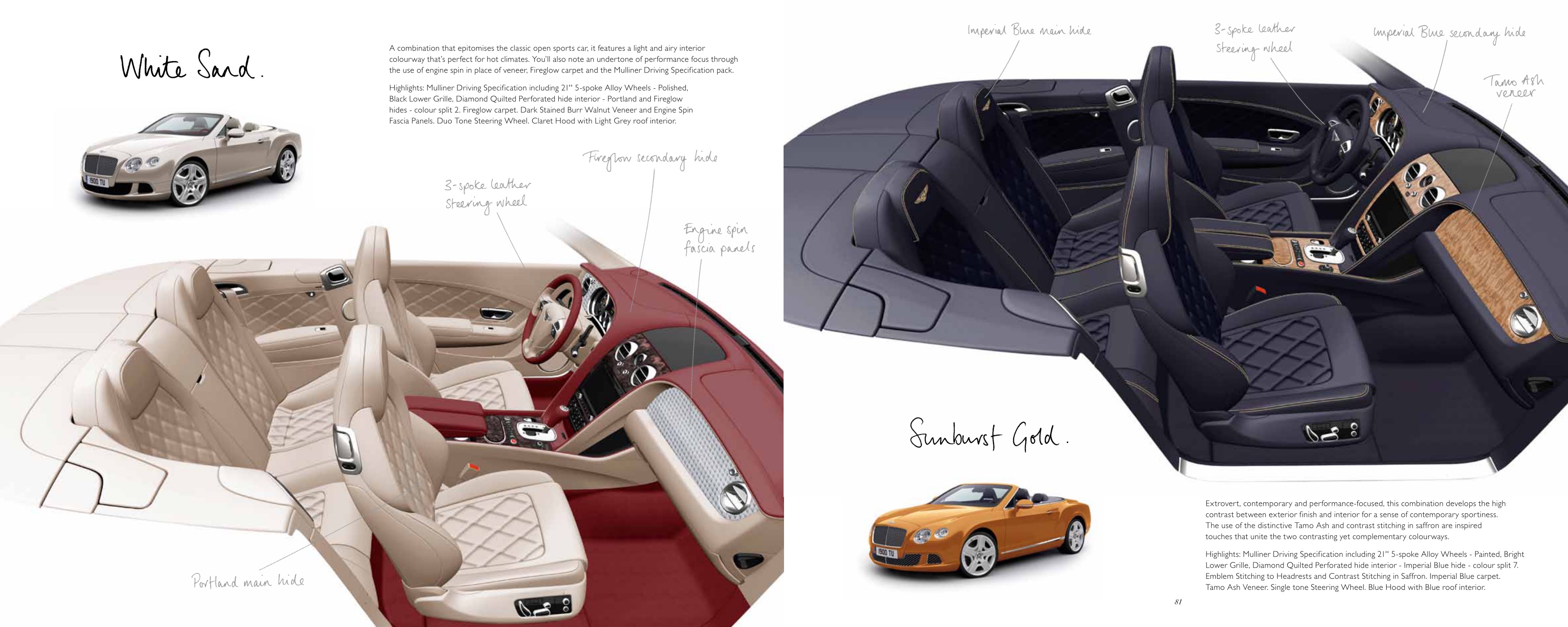 2012 Bentley Continental GTC Brochure Page 3